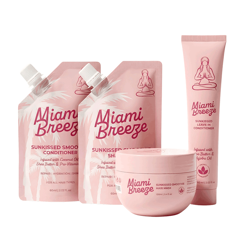 Miami Breeze Sunkissed Smoothie Hair Care Kit