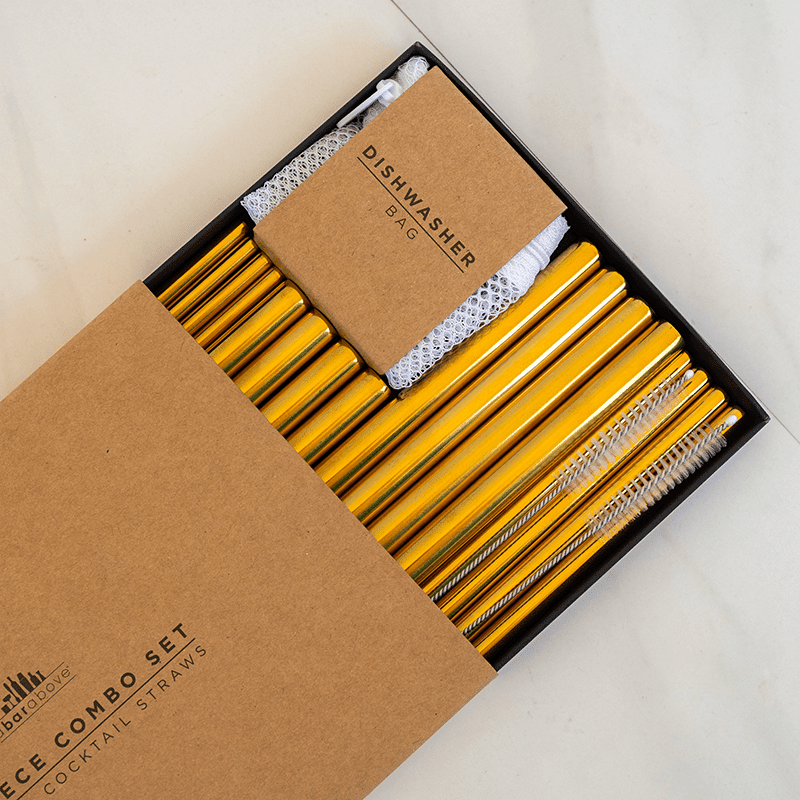 Combo Gold Straws