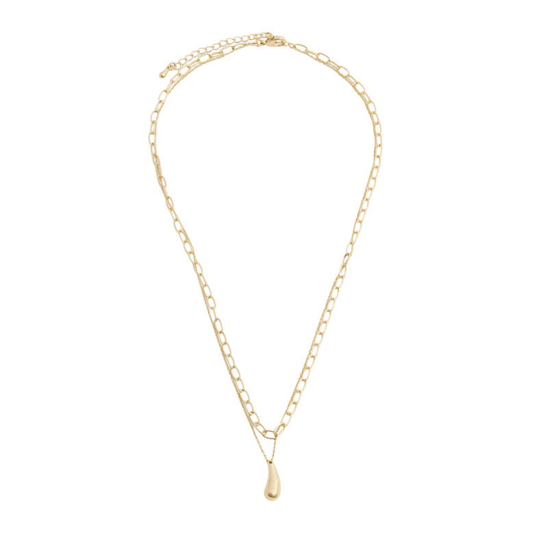 Drop Pendant Layered Necklace