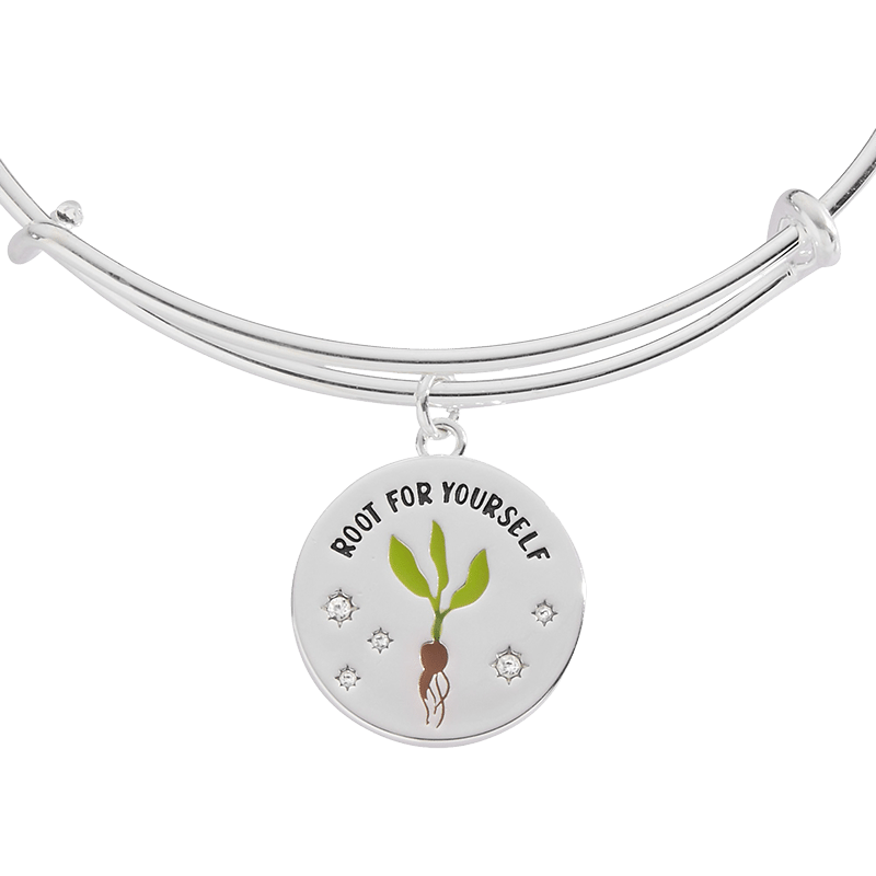 Root For Yourself Charm Bangle