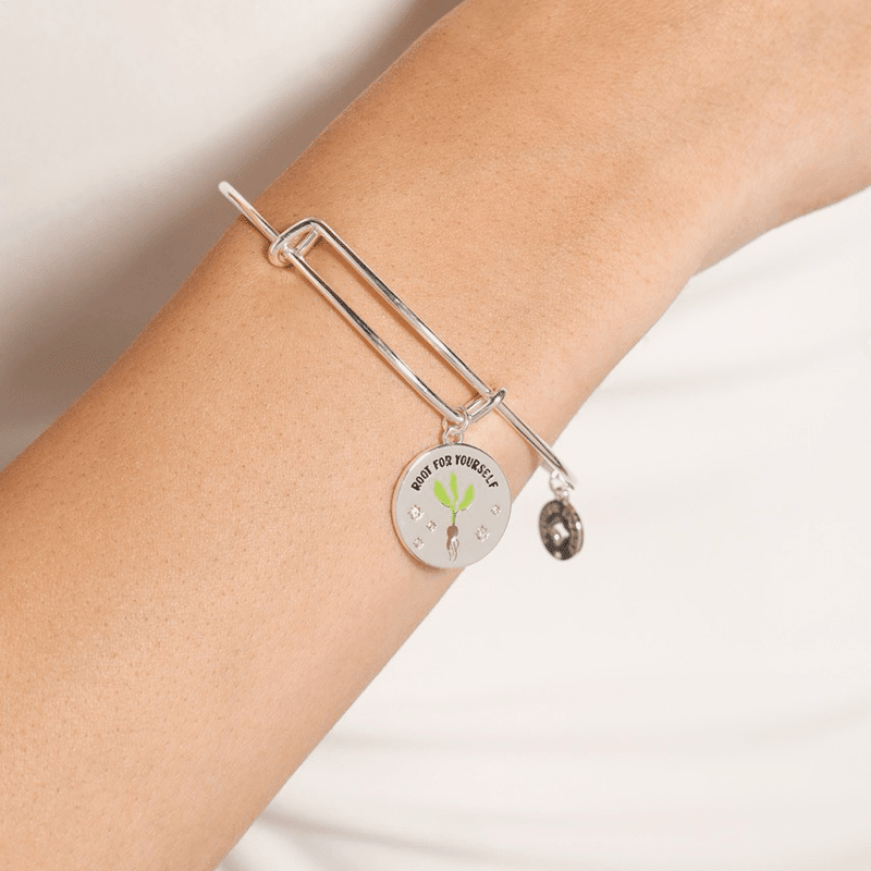 Root For Yourself Charm Bangle