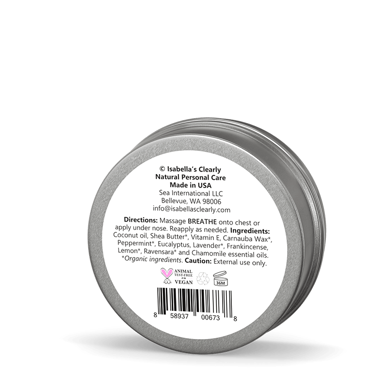 BREATHE, Soothing Aromatherapy For Clear Airways