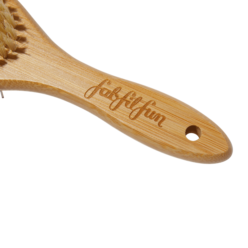 Bamboo Pin & Boar Bristle Dual Sided Dog Brush