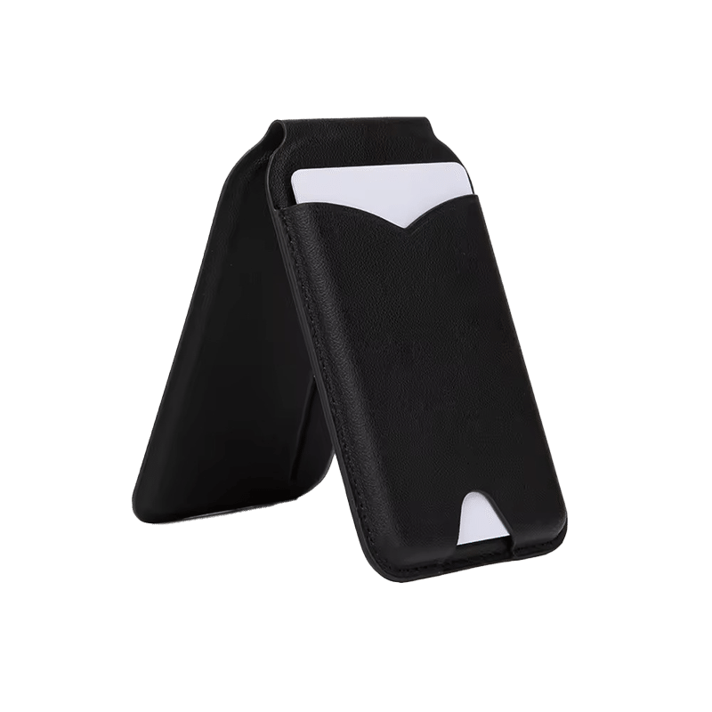Magnetic Phone Card Holder with Makeup Mirror