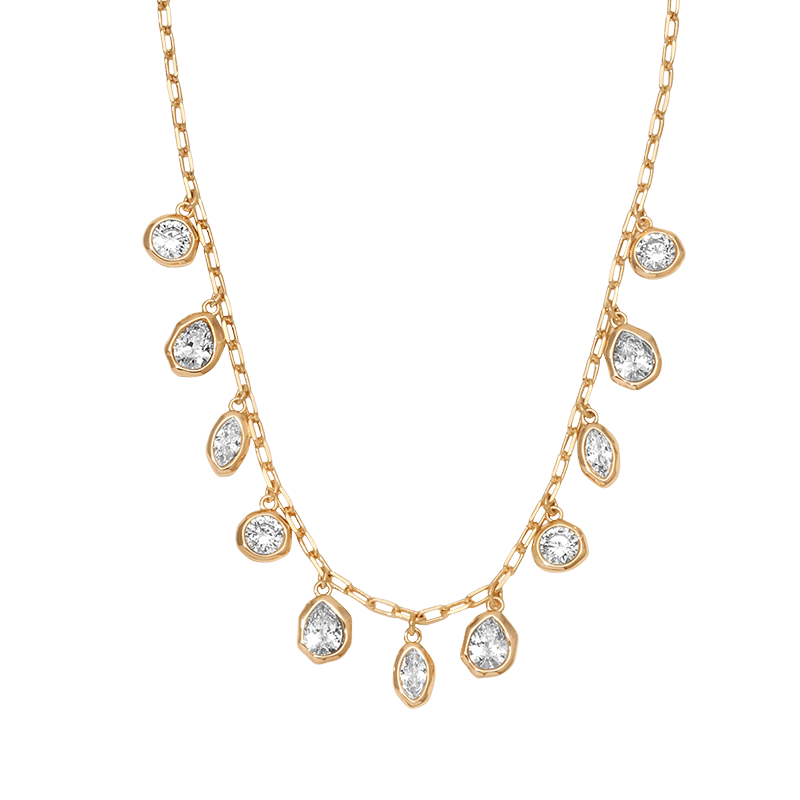 Liquid Crystal Charm Necklace