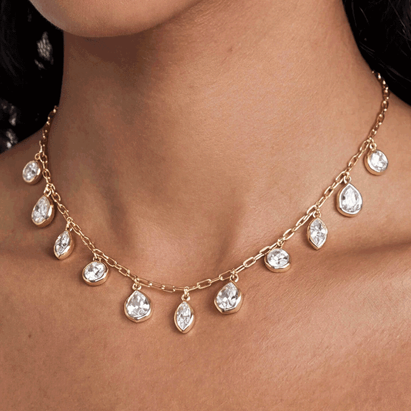 Liquid Crystal Charm Necklace