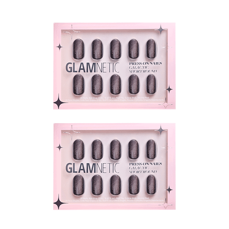 Galactic Short Round Press-On Nails Set of 2