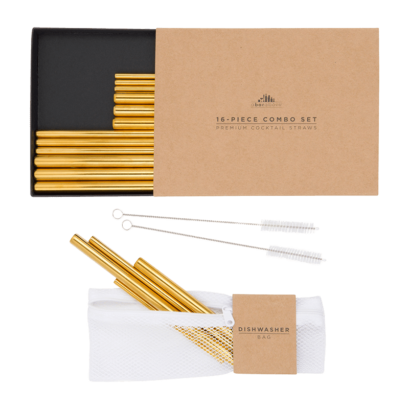 Combo Gold Straws
