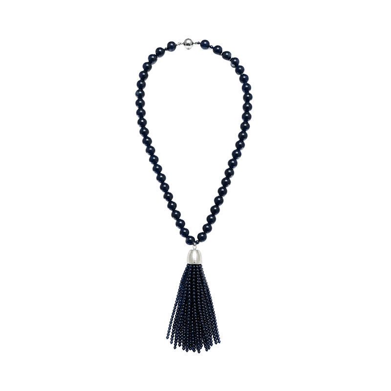 Noir Nights Beaded Necklace