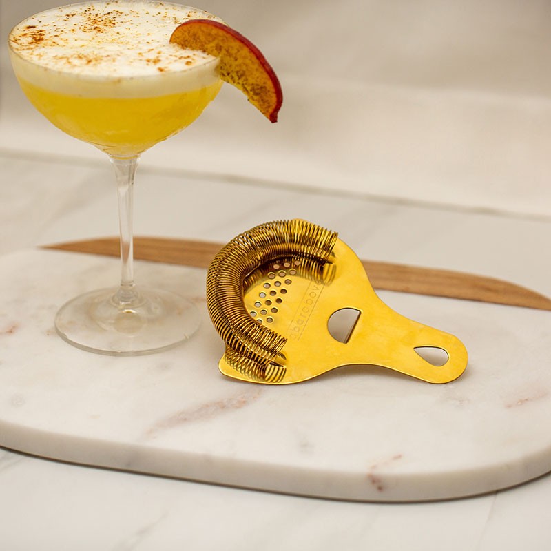 Hawthorne Strainer Gold