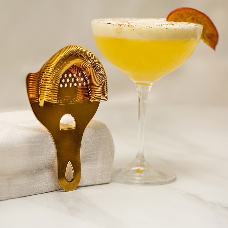 Hawthorne Strainer Gold
