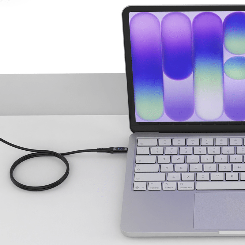 60W Smart Cable with Digital Display