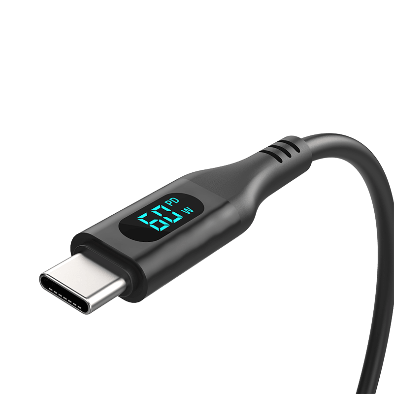 60W Smart Cable with Digital Display