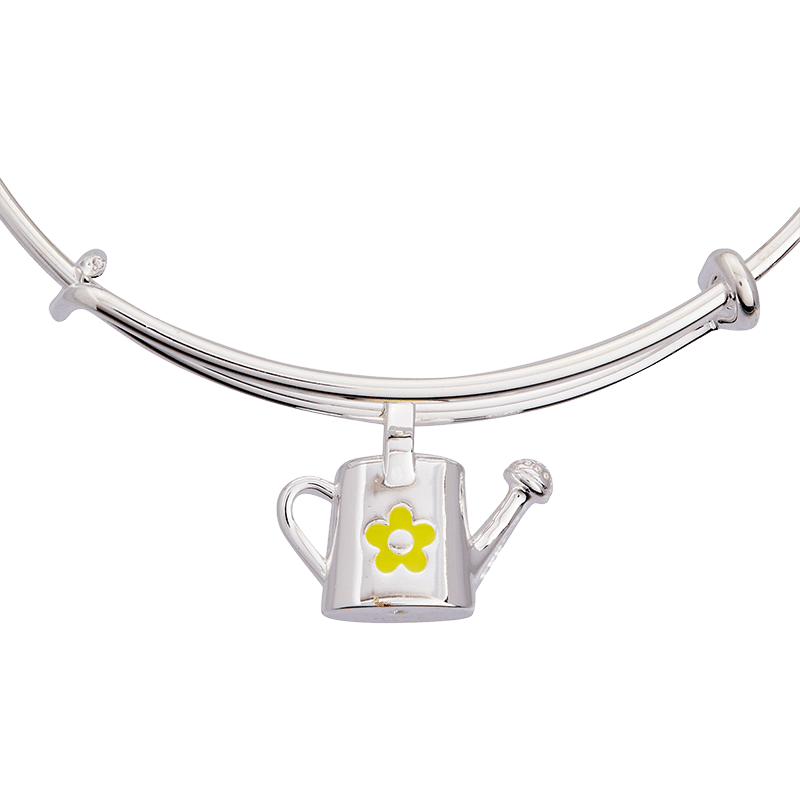 Watering Can Charm Bangle