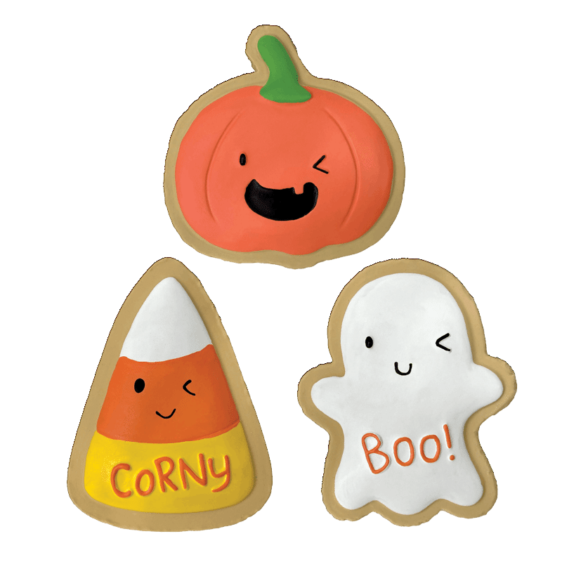 Halloween Cookie Cuties Latex Dog Toy