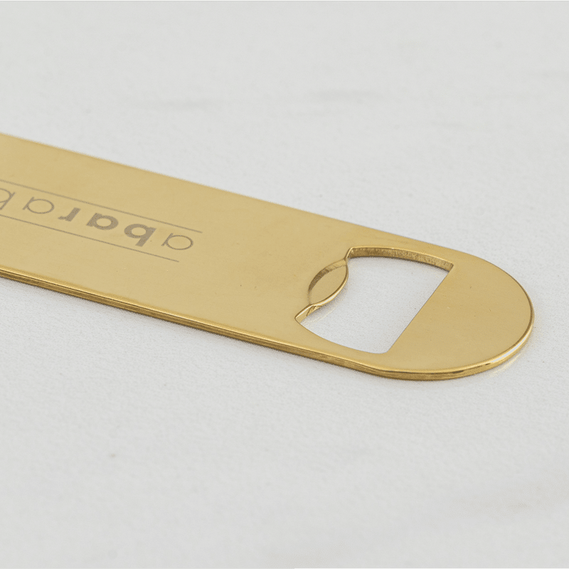 Bar Blade Bottle Opener Gold