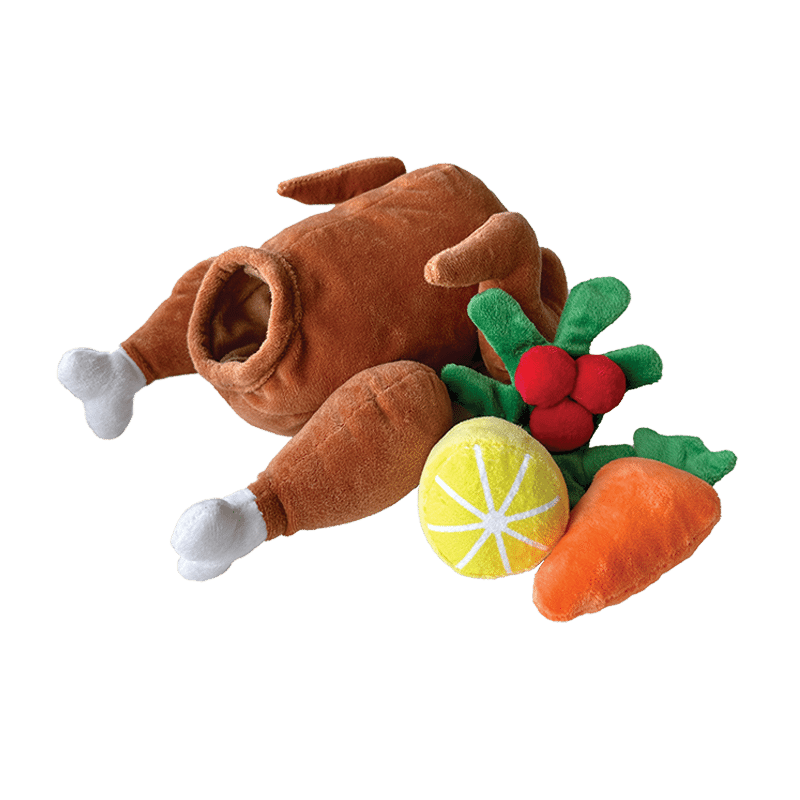 Hide 'n Seek Turkey Burrow Dog Toy