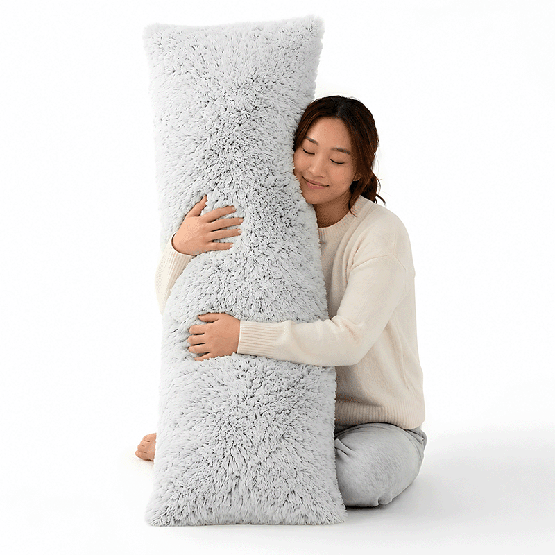 Long hair Shaggy Body Pillow