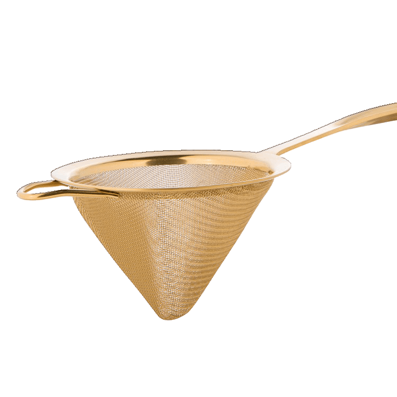 Fine Mesh Strainer Gold