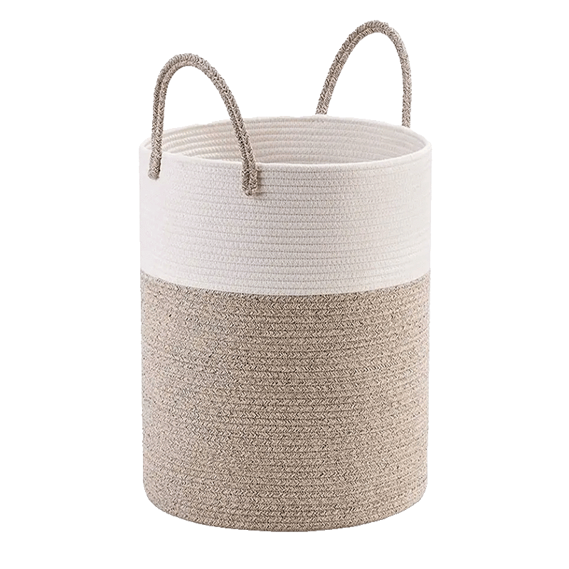 Two-Tone Large Laundry Hamper