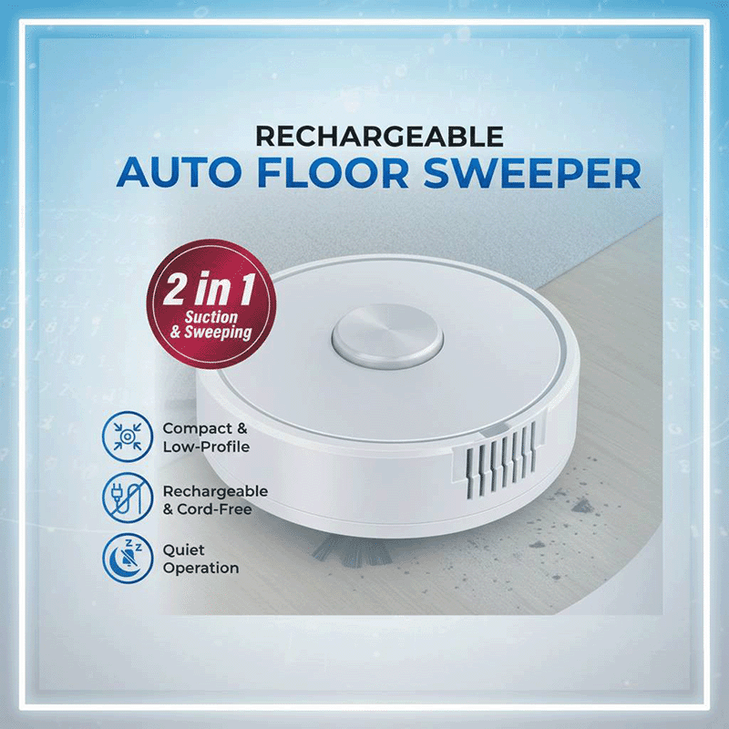 Rechargeable Floor & Carpet Sweeper Robot Vacuum