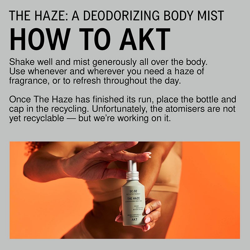 The Haze - A Deodorising Body Mist