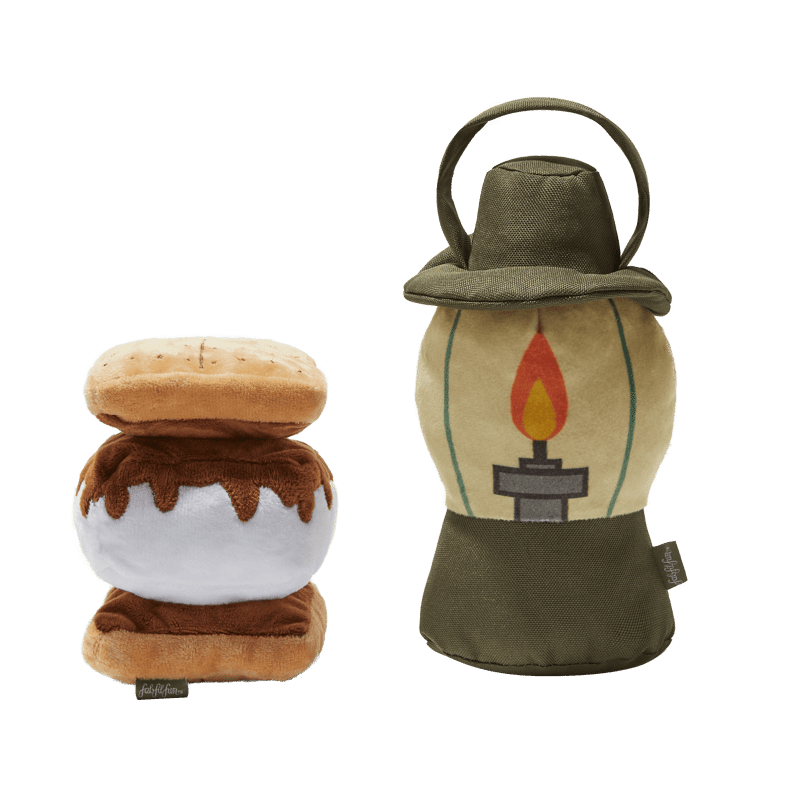 S'mores & Lantern Plush Dog Duo - S/M