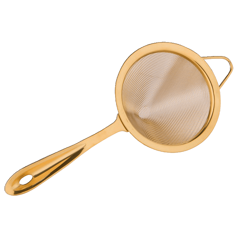 Fine Mesh Strainer Gold
