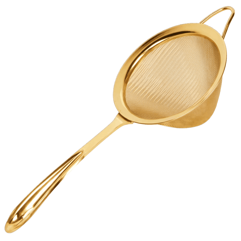 Fine Mesh Strainer Gold