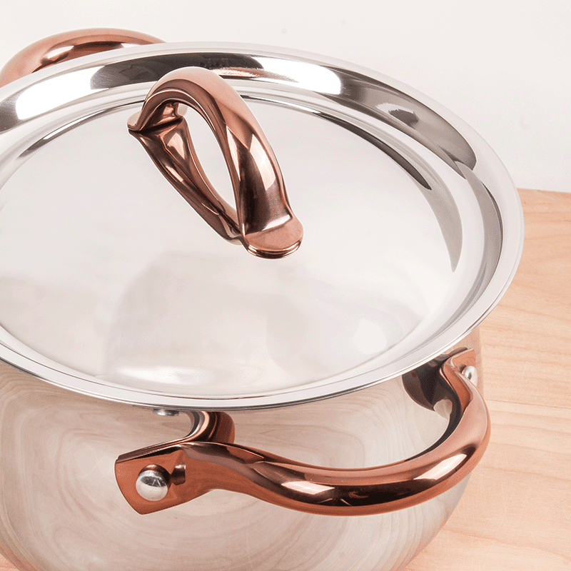 8 Ouro Gold Stainless Steel Dutch Oven