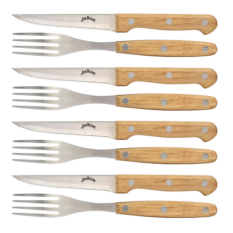 8 Piece Steak Knife and Fork Set