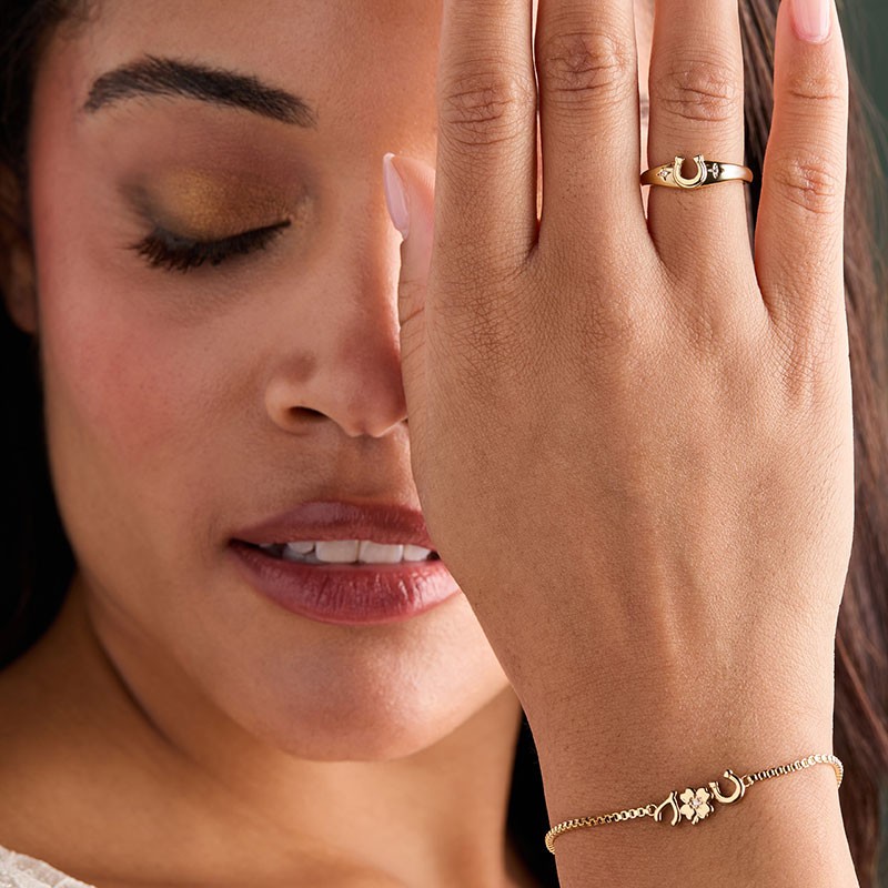 Lucky Horseshoe Ring