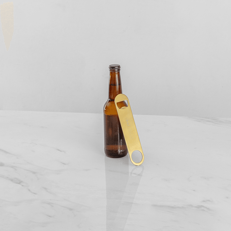 Bar Blade Bottle Opener Gold