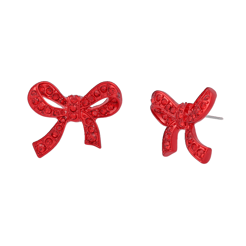 BJ ER Pave Bow Stud