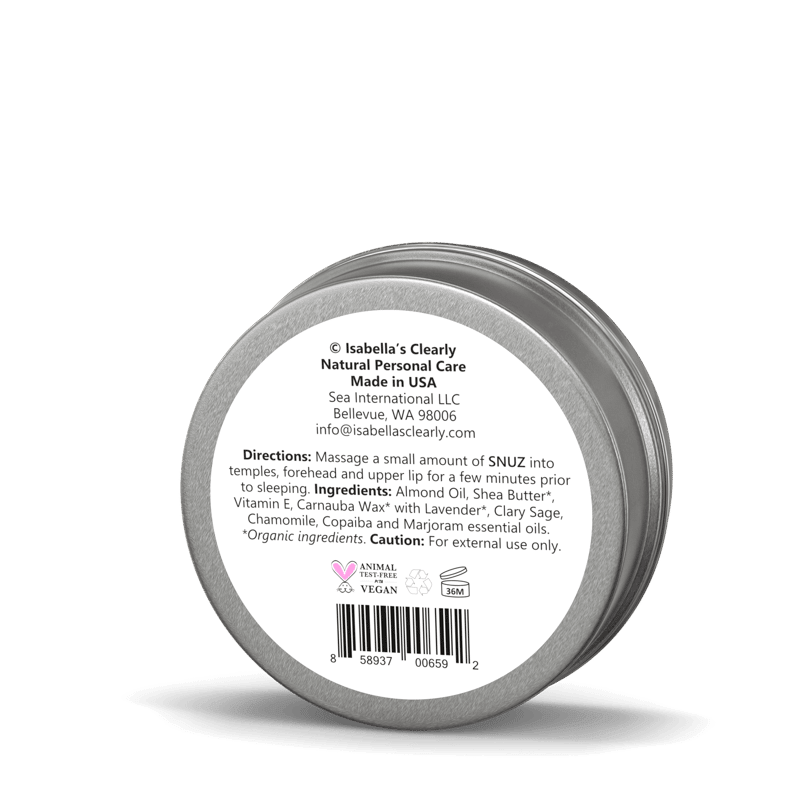 SNŪZ, relaxing and calming aromatherapy balm