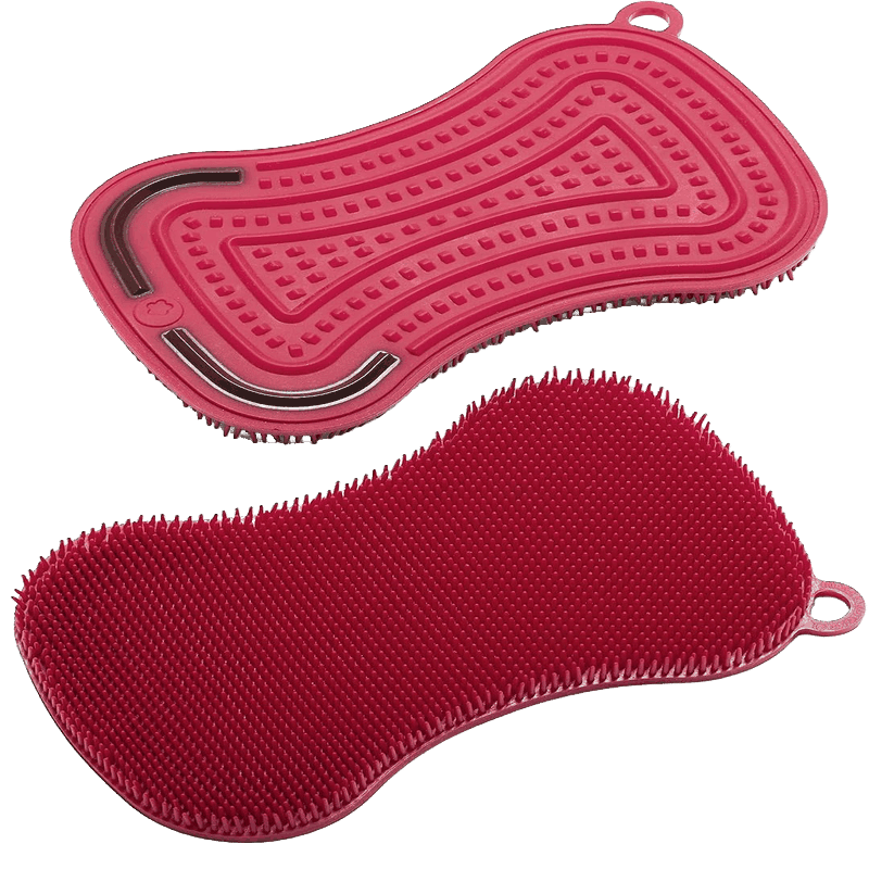 Multipurpose Silicone Holder & Scrubber (2 Pack)