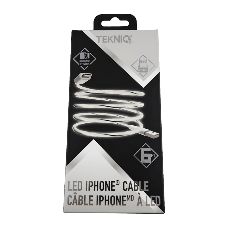 6FT LED Flowing Iphone Cable