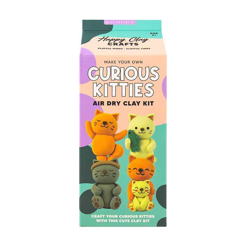 Curious Kitties Air Dry Clay Kit