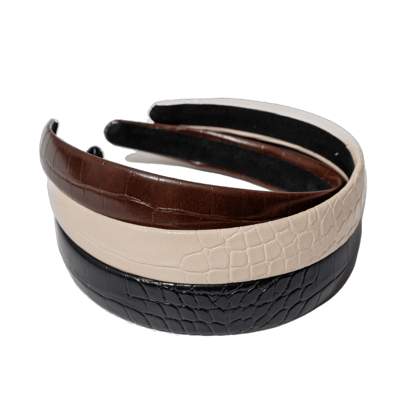 Croc Headband Set of 3