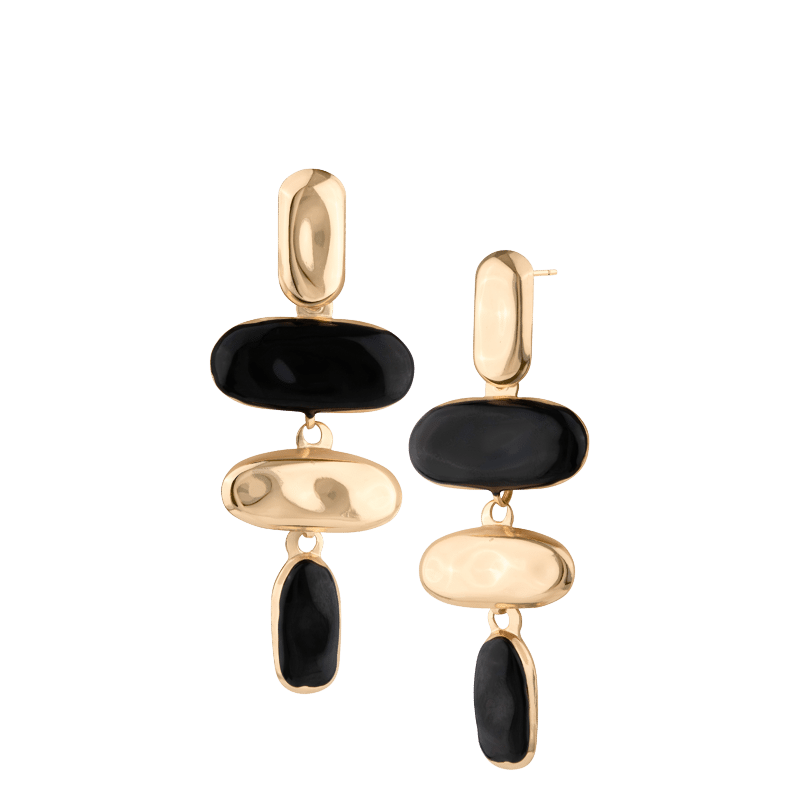 Sculptural Resin Statement Drop Earring