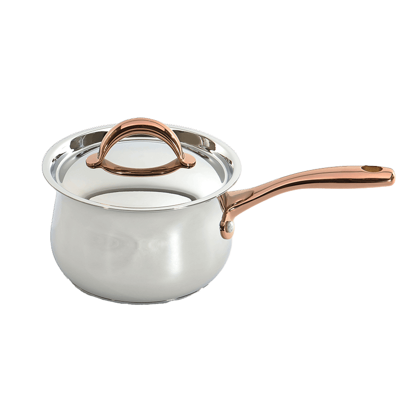 6.25 Ouro Gold Stainless Steel Saucepan