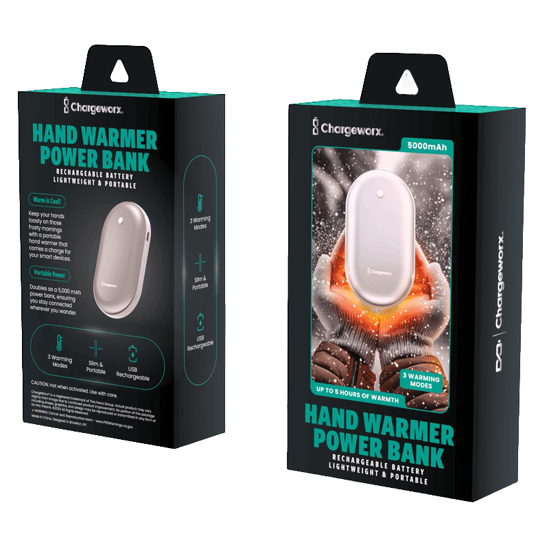 5000mAh Power Bank & Hand Warmer