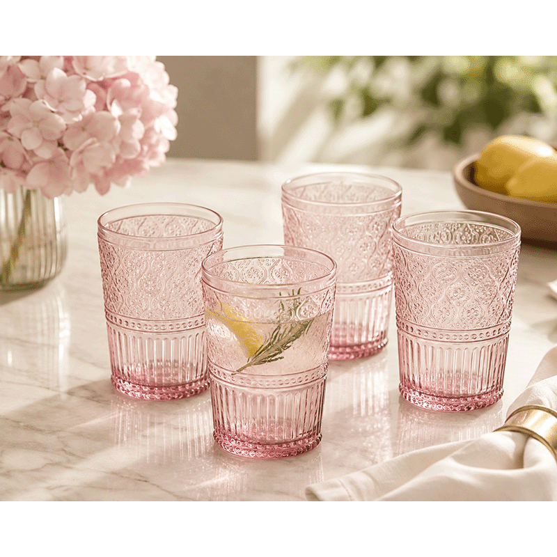 Claro Acrylic Whiskey Glasses (4 Pack)