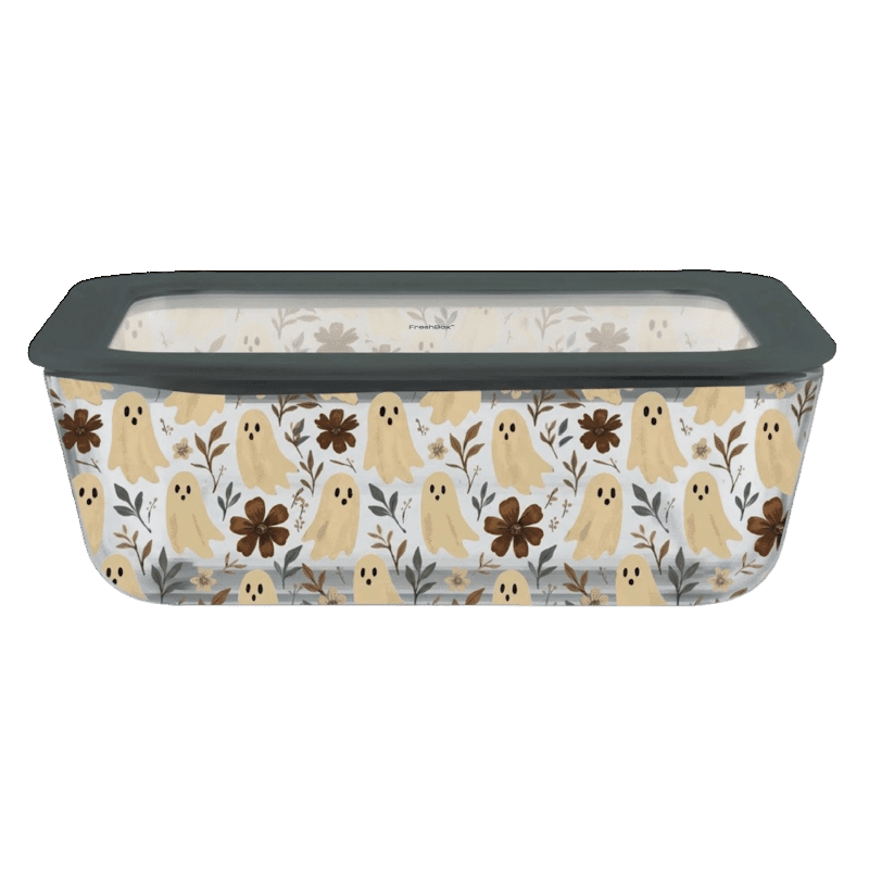 Cream Ghost Print