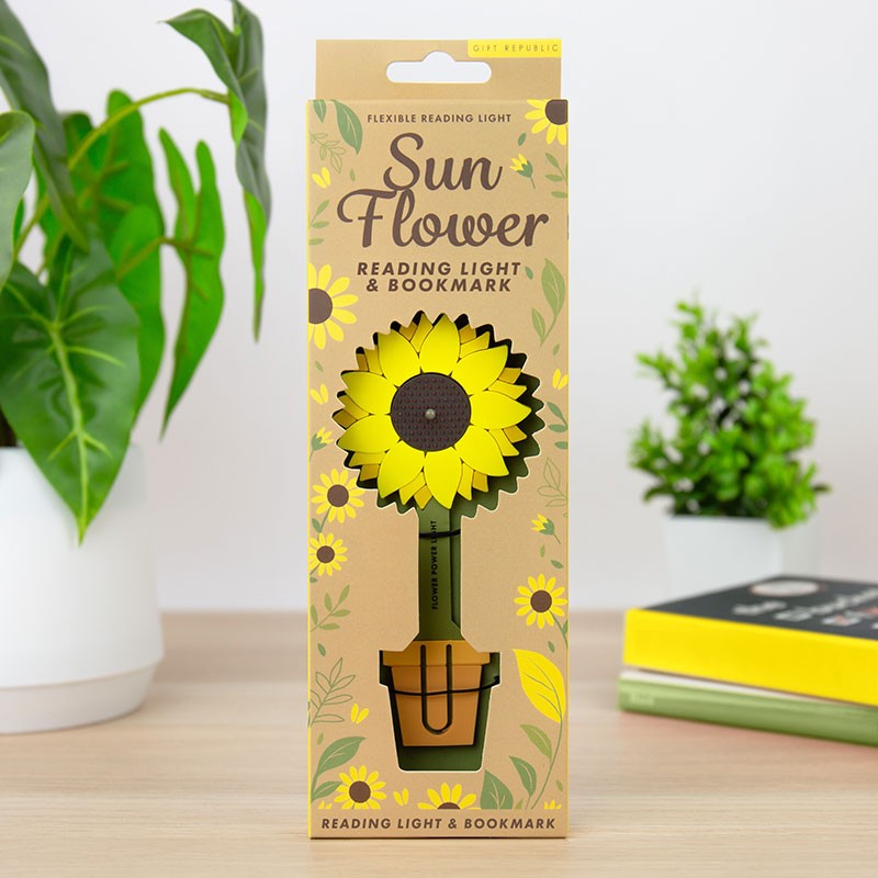 Sunflower Reading Light and Bookmark