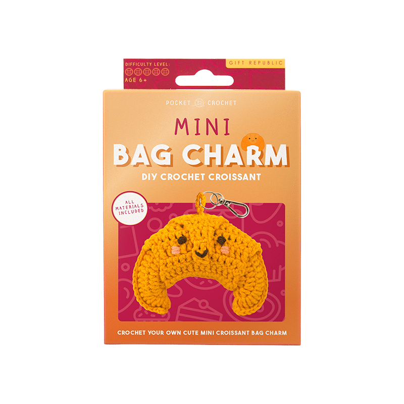 Mini Bag Charm Croissant