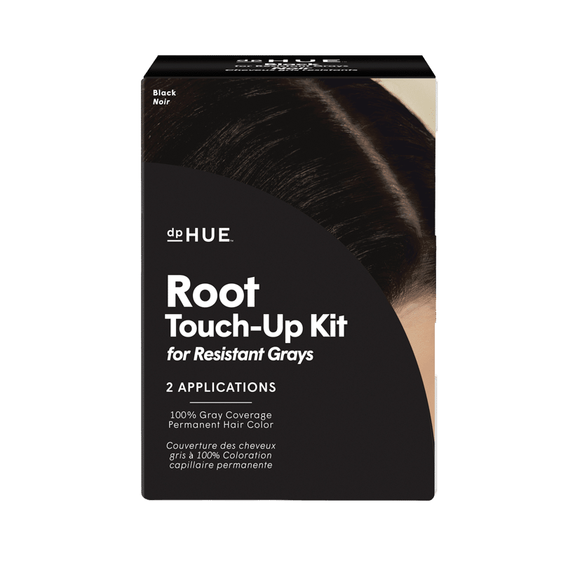 Root Touch Up Kit for Resistant Grays - Black