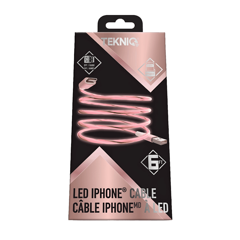 6FT LED Flowing Iphone Cable