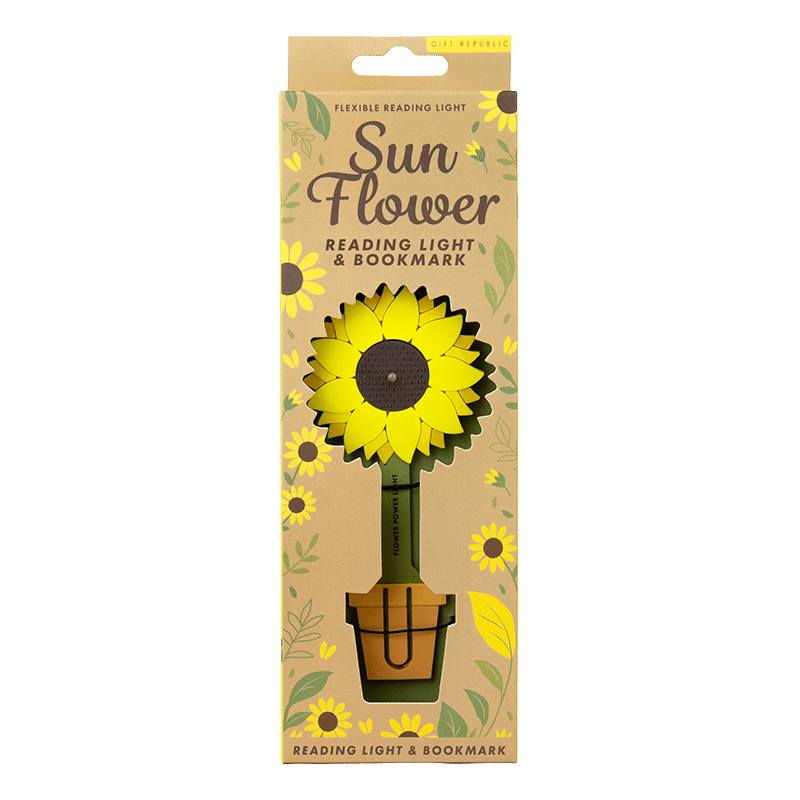 Sunflower Reading Light and Bookmark