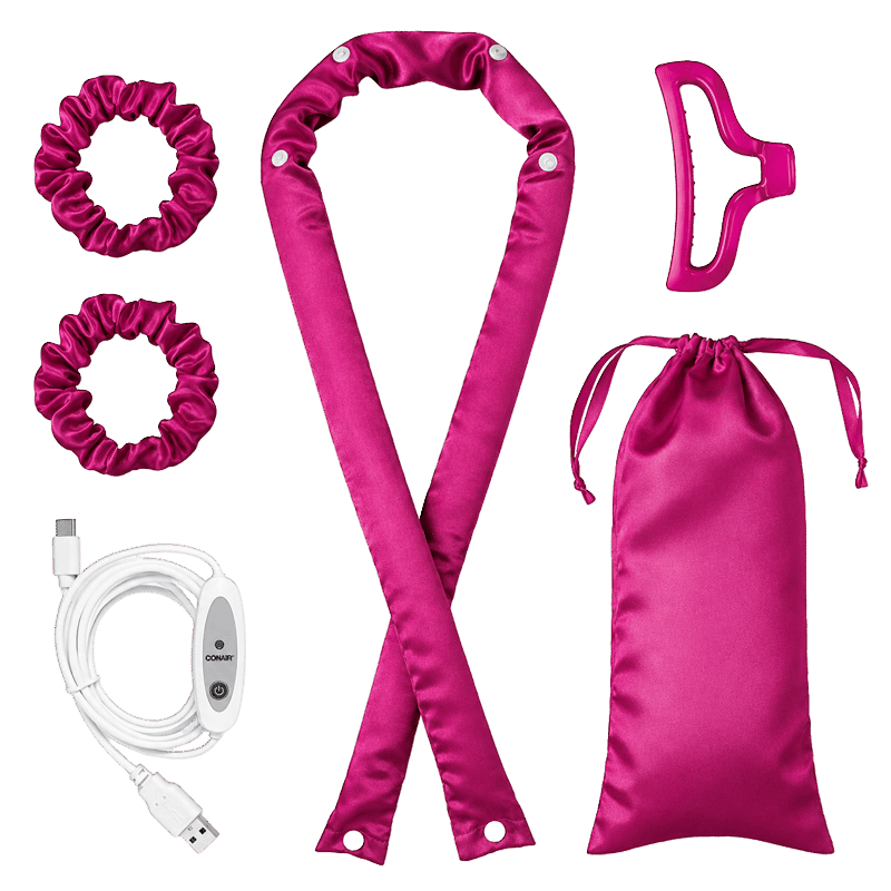 2-in-1 Heat & Heatless Hair Curler Set